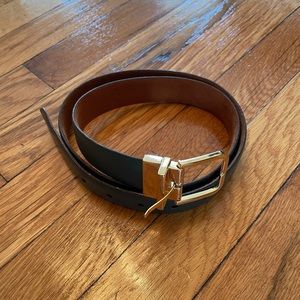 American apparel gold and green belt